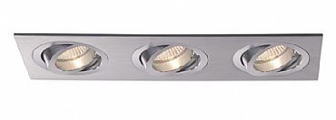 BPM 3013LED2.D40.3K Vestavné svítidlo Aluminio Plata, kart.hliník 3x 7W 230V - BPM