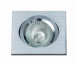 BPM 3021LED2.D40.3K Vestavné svítidlo Aluminio Plata, kartáč.hliník 7W 500lm 40°3000K LED 230V - BPM