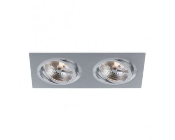 BPM 3051CDMR Vestavné svítidlo Aluminio Plata, kartáčovaný hliník 2x70W, 230V - BPM