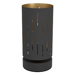 Obrázek pro produkt AKCE - Stolní svítidlo LYTHAM E27 1x40W IP20 černá / zlatá - EGLO