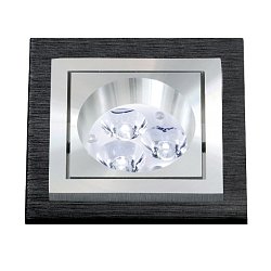 Obrázek pro produkt Vestavné svítidlo Aluminio Negro, černá 7W LED 230V - BPM