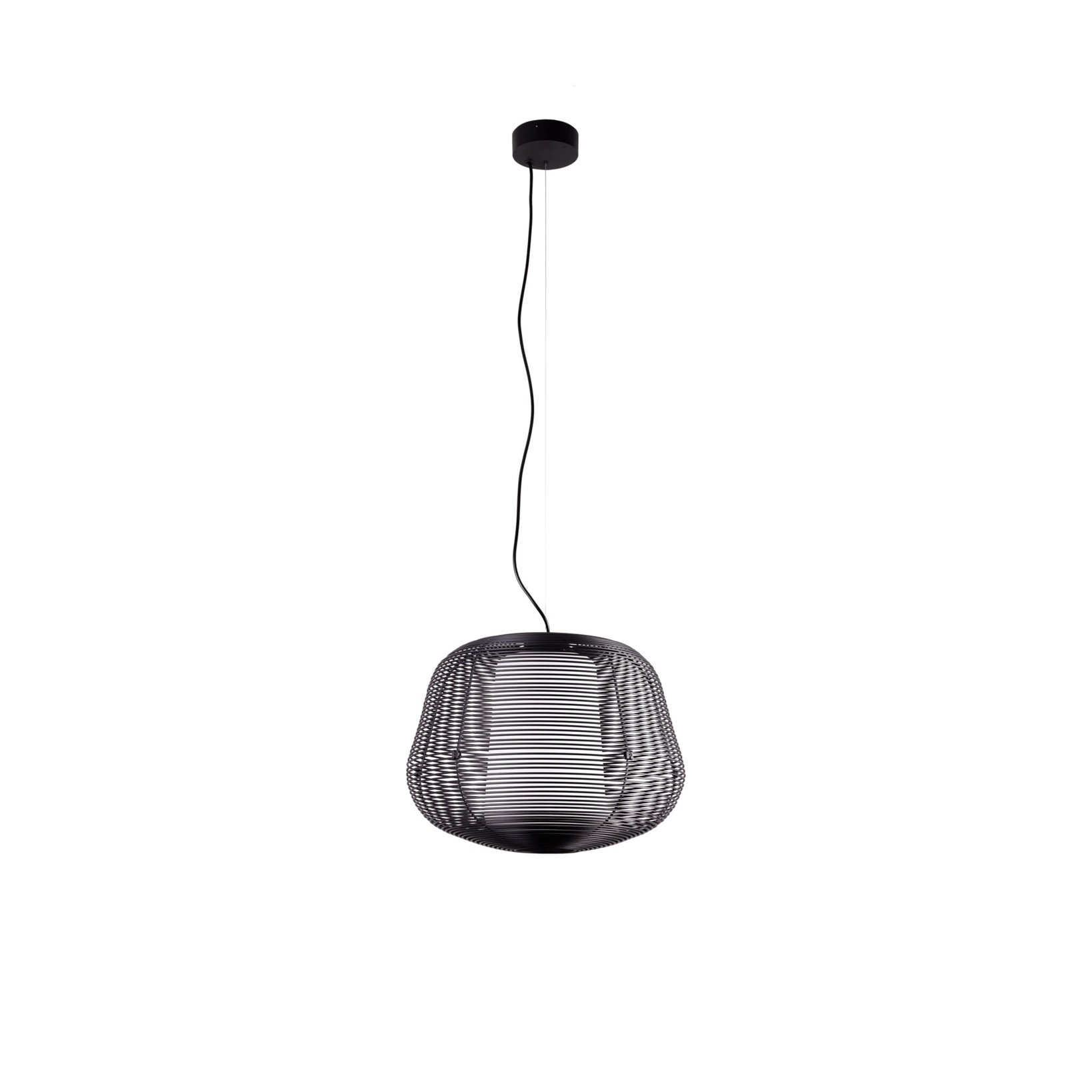 FARO 72104-156 AKCE - Venkovní závěsné svítidlo NARA černé 1xE27 460mm - FARO
