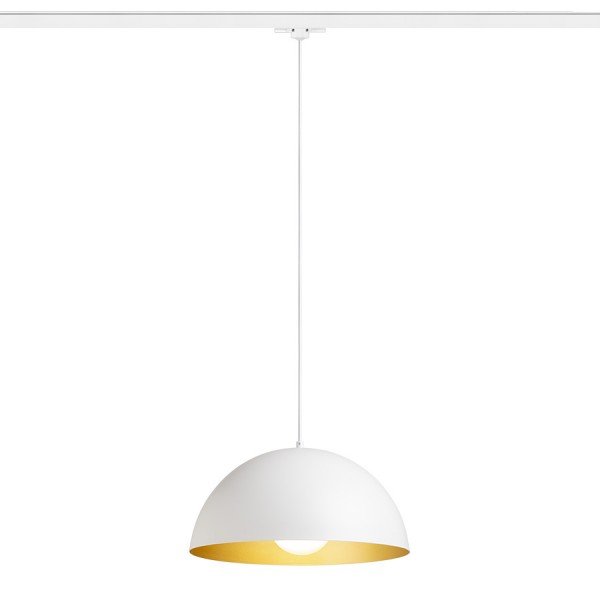 Levně RED R14511 GLADYS 40 pro tříokr. lištu bílá/zlatá 230V E27 15W - RED - DESIGN RENDL