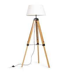 Obrázek pro produkt ALVIS/AMBITUS 46 stojanová bílá bambus/černá 230V E27 15W - RED - DESIGN RENDL