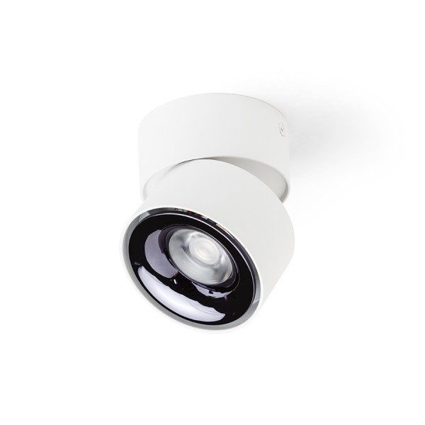 RED R14425 ALBANO přisazená bílá černý chrom 230V LED 5W 3000K - RED - DESIGN RENDL