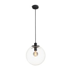 Obrázek pro produkt BOULDER 30 závěsná čiré sklo/černá 230V E27 15W - RED - DESIGN RENDL