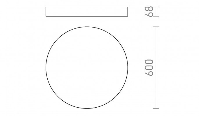 RED R14365 LARISA R 60 DIMM stropní černá 230V LED 100W 3000K 4000K 6500K - RED - DESIGN RENDL (obrázek 3)