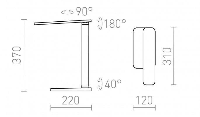 RED R14297 MAREK DIMM stolní černá 230V LED 6W 3000K 4000K 6500K - RED - DESIGN RENDL (obrázek 6)