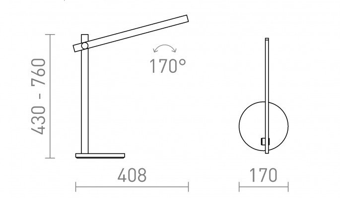 RED R14295 ROD DIMM stolní černá 230V LED 5.5W 3000K 4000K 6500K - RED - DESIGN RENDL (obrázek 6)