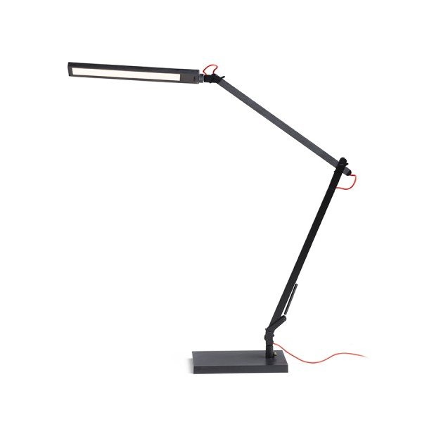 RED R14293 NORMA DIMM stolní černá/červená 230V LED 10W 100° 3000K 4000K 6500K - RED - DESIGN RENDL