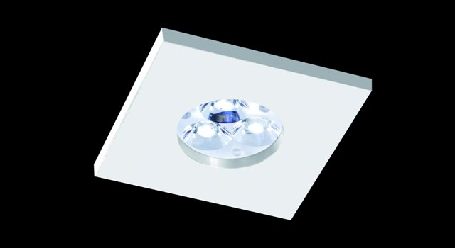 BPM 4206LED2.D40.3K Vestavné svítidlo Aluminio Blanco, bílá 7W 500lm 3000K LED 230V, IP65 - BPM