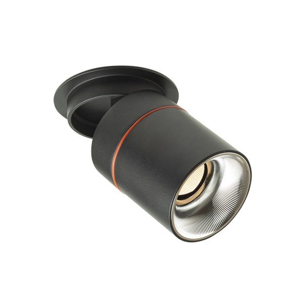 RED R14240 AUGUSTA zápustná černá chrom 230V LED 12W 36° 3000K - RED - DESIGN RENDL