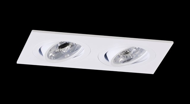 BPM 4212LED1.D40.3K Vestavné svítidlo Aluminio Blanco, bílá 2x 7W LED 230V - BPM
