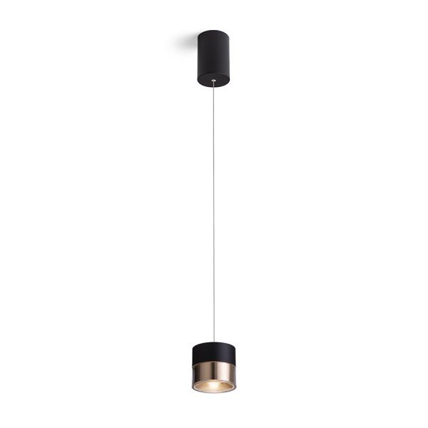 RED R14219 JUNIPER závěsná stahovatelná černá/zlatá 230V LED 15W 30° 3000K - RED - DESIGN RENDL