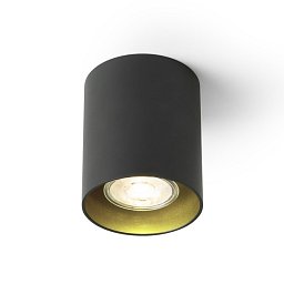 Obrázek pro produkt MANTOVA I stropní černá/perleťová zlatá  230V GU10 7W - RED - DESIGN RENDL