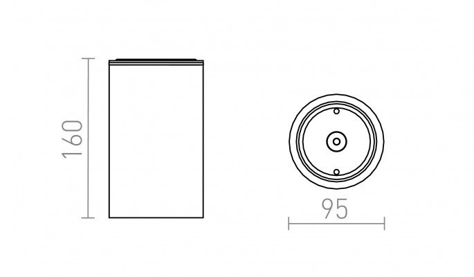 RED R14211 DUNE E27 stropní černá 230V E27 9W IP65 - RED - DESIGN RENDL (obrázek 5)
