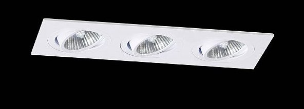 BPM 4213LED2.D40.3K Vestavné svítidlo Aluminio Blanco, bílá 3x10W LED - BPM
