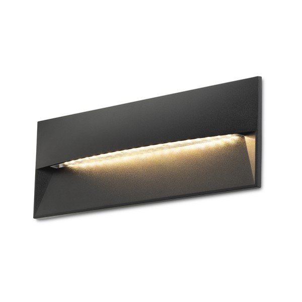 Levně RED R14207 REP 27 zápustná černá 230V LED 10W 90° IP65 3000K - RED - DESIGN RENDL