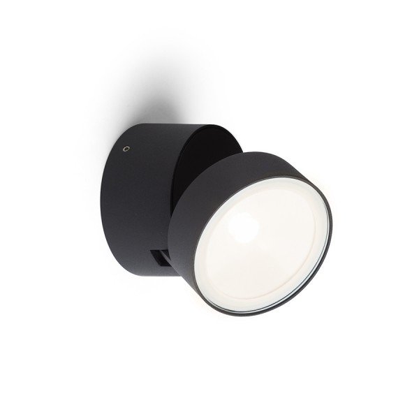 Levně RED R14201 FLAVIO R přisazená černá 230V LED 6W 110° IP54 3000K - RED - DESIGN RENDL