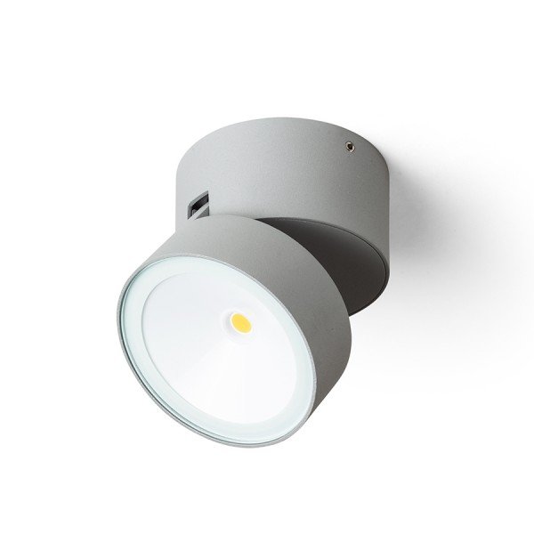 RED R14200 FLAVIO R přisazená světle šedá 230V LED 6W 110° IP54 3000K - RED - DESIGN RENDL