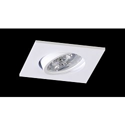 Obrázek pro produkt Vestavné svítidlo Aluminio Blanco, bílá 10W 500lm 3000K  LED 230V - BPM