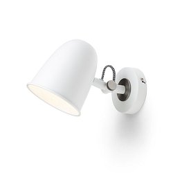 Obrázek pro produkt DANNY nástěnná bílá matný nikl 230V E14 5W - RED - DESIGN RENDL
