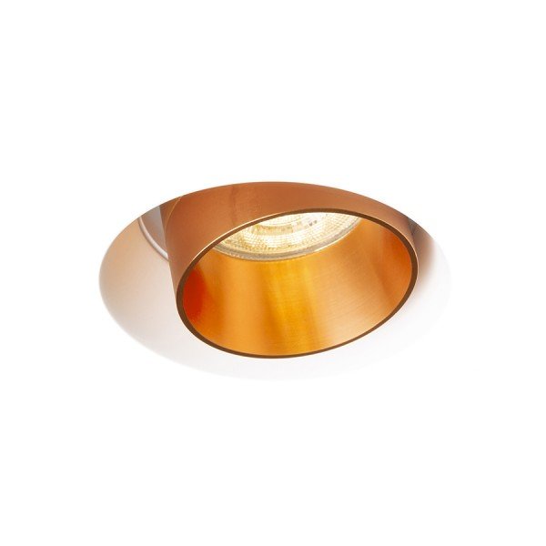 RED R14162 DAYTONA náklopná sádrová/česaná měď 230V GU10 8W - RED - DESIGN RENDL