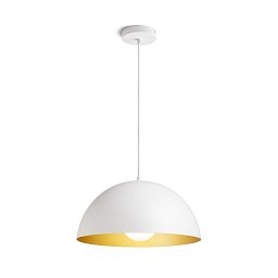 Obrázek pro produkt GLADYS 40 závěsná bílá/zlatá 230V E27 30W - RED - DESIGN RENDL