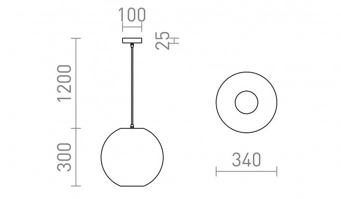 RED R14106 COSIR 34 závěsná černá 230V E27 15W - RED - DESIGN RENDL (obrázek 6)
