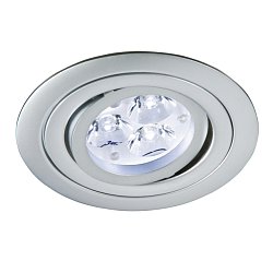 Obrázek pro produkt Vestavné svítidlo JANT Aluminio Plata nikl satin 10W 500lm 3000K LED 230V - BPM