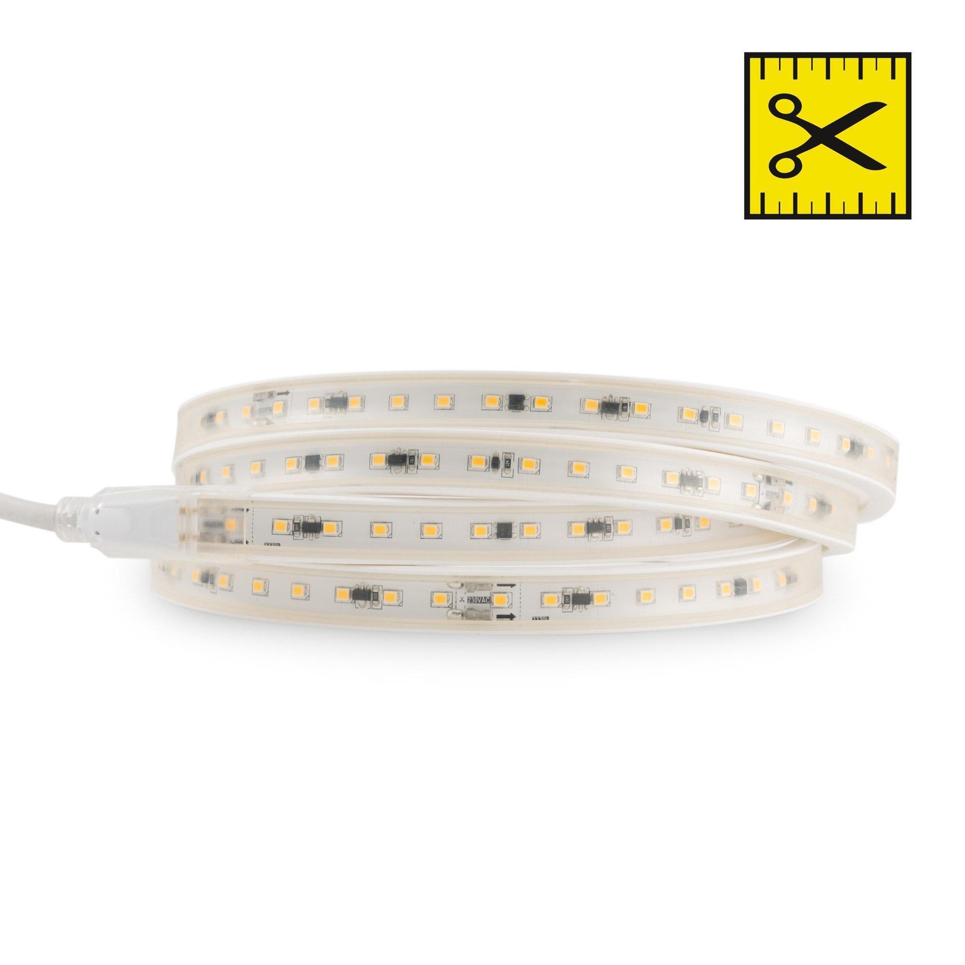 SLC TLG-0352 LED pásek 230V sada 8W/m 850lm/m 3000K Ra80 stmívatelný IP65 5m - TLG
