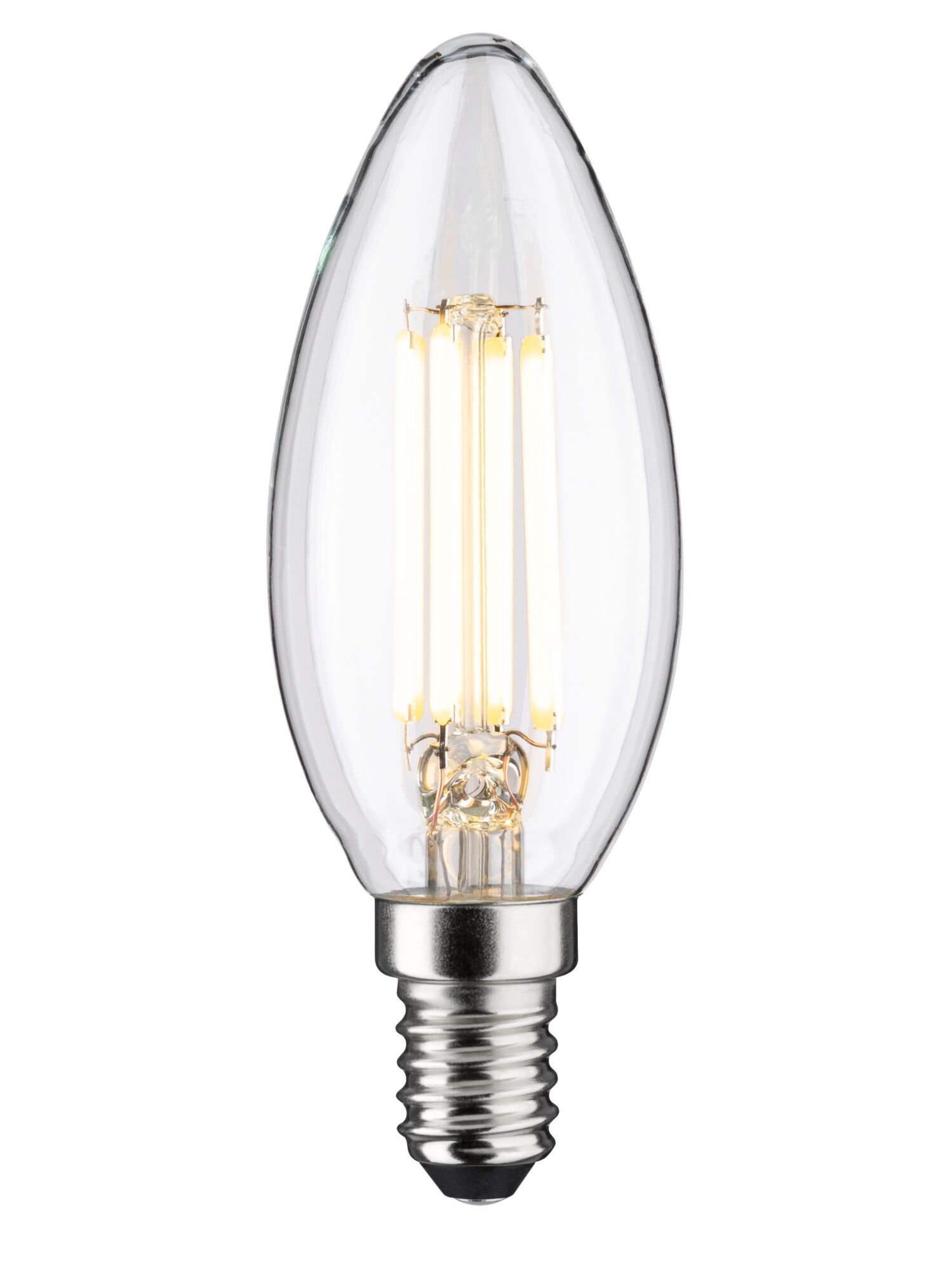 P 29201 Eco-Line Filament 230V LED svíčka E14 4W 3000K čirá - PAULMANN