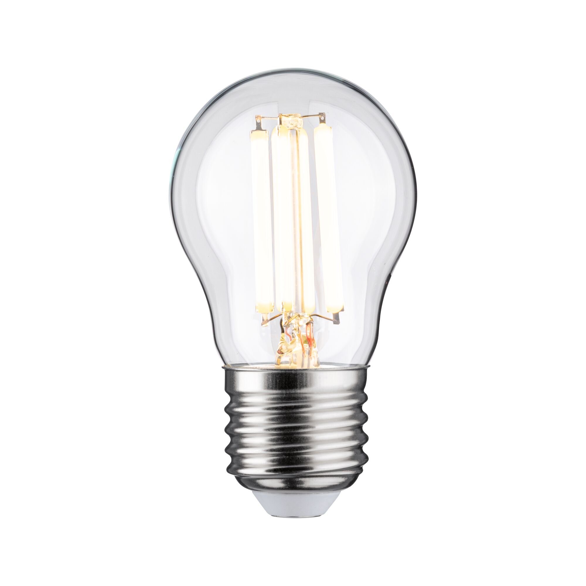P 29212 Eco-Line Filament 230V LED kapka E27 80 mm 4W 3000K čirá - PAULMANN