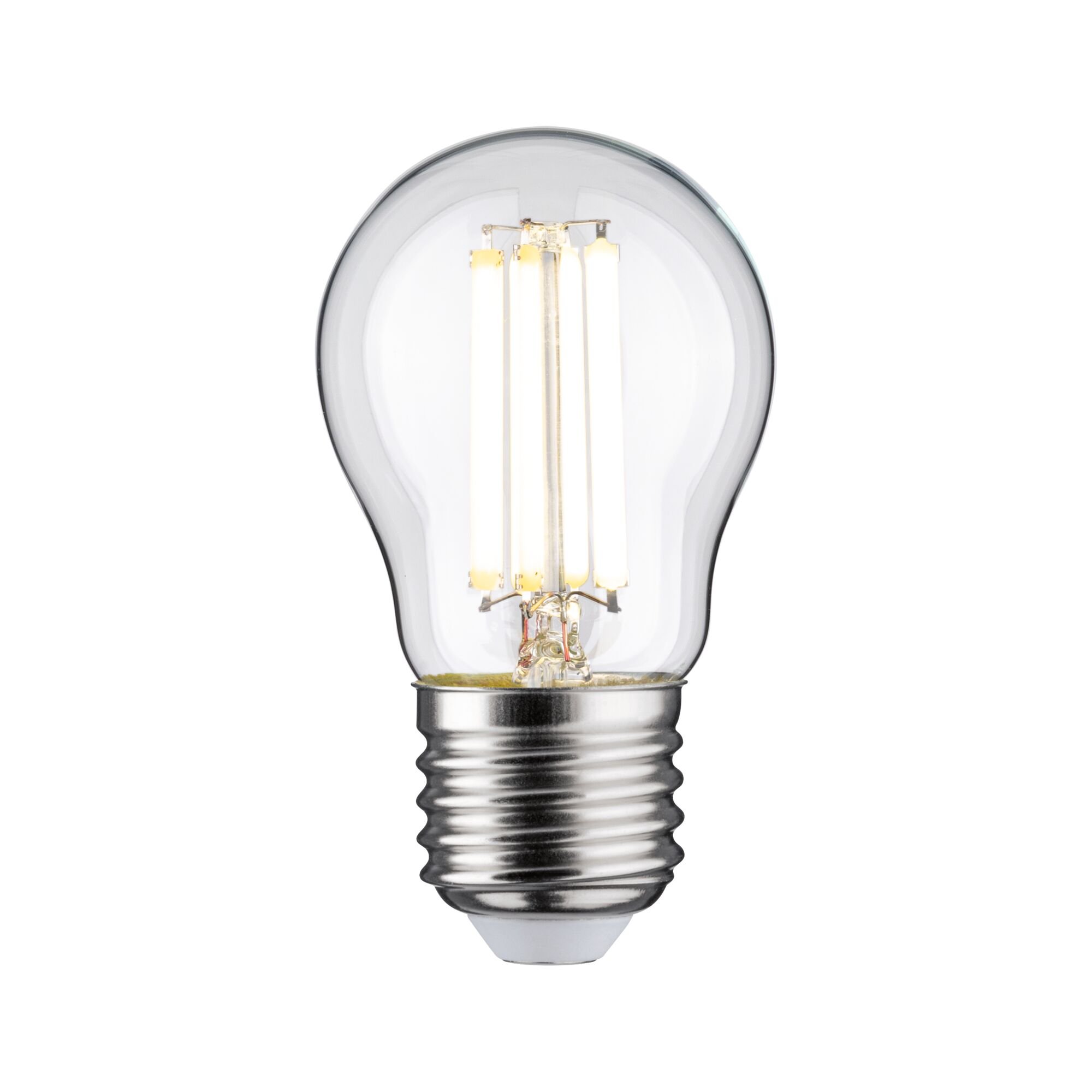 P 29214 Eco-Line Filament 230V LED kapka E27 80 mm 4W 4000K čirá - PAULMANN