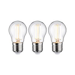 Obrázek pro produkt Eco-Line Filament 230V LED kapka E27 3ks sada 80 mm 2,5W 3000K čirá - PAULMANN