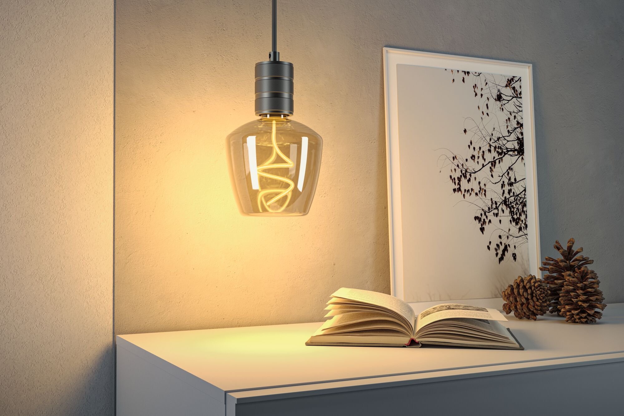 P 29239 Floating Shine Standard 230V LED Globe E27 4W 1800K stmívatelné zlatá - PAULMANN (obrázek 4)
