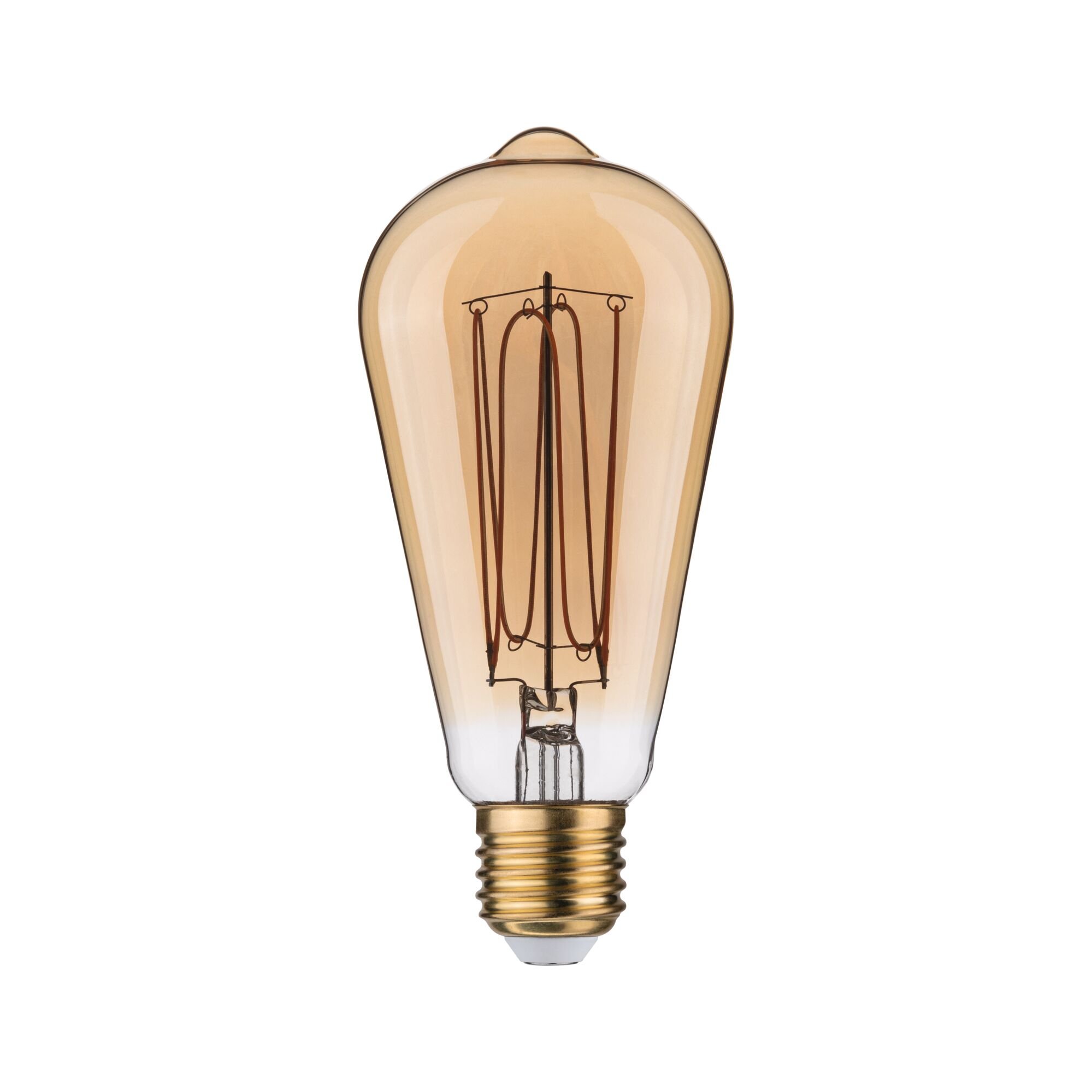 P 29241 Rustic Shine Standard 230V LED žárovka E27 Filament I-Form 4,2W 1800K stmívatelné zlatá - PAULMANN (obrázek 6)