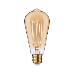 Obrázek pro produkt Rustic Shine Standard 230V LED žárovka E27 Filament I-Form 4,2W 1800K stmívatelné zlatá - PAULMANN