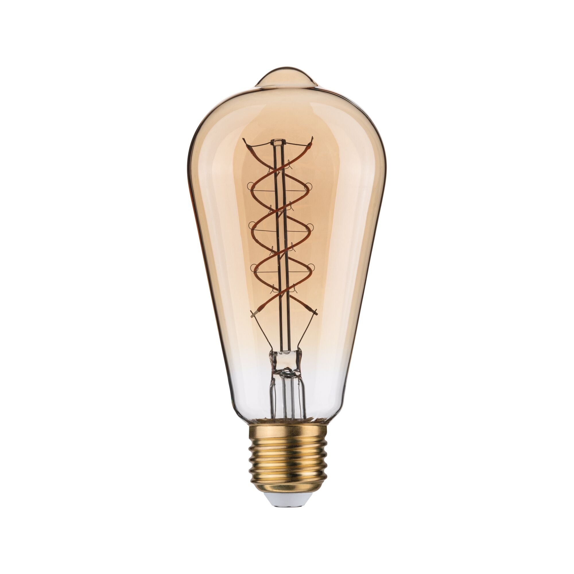 P 29242 Rustic Shine Standard 230V LED žárovka E27 Filament S-Form 4,2W 1800K stmívatelné zlatá - PAULMANN (obrázek 6)
