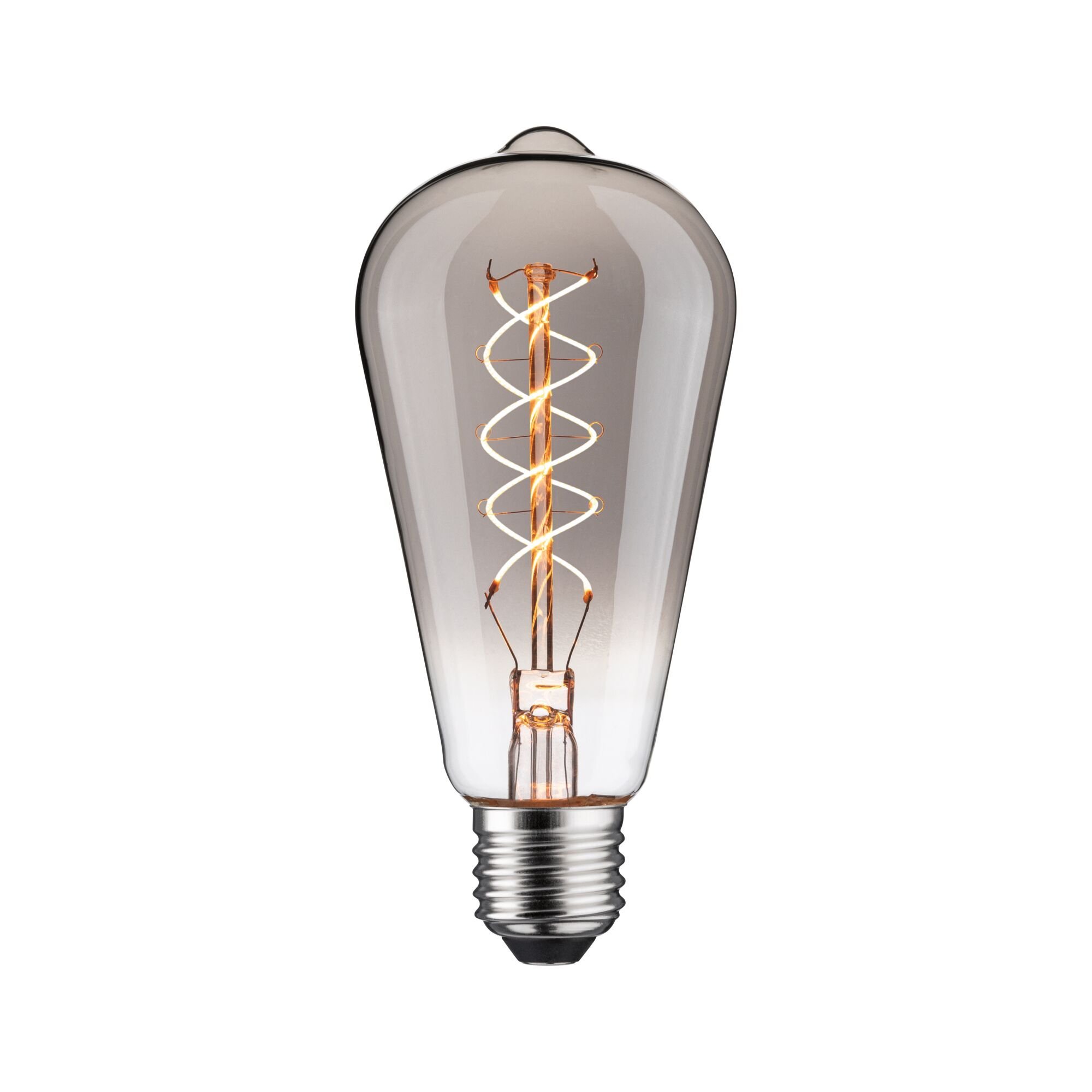P 29243 Rustic Shine Standard 230V LED žárovka E27 Filament S-Form 4,2W 1800K stmívatelné kouřové sklo - PAULMANN