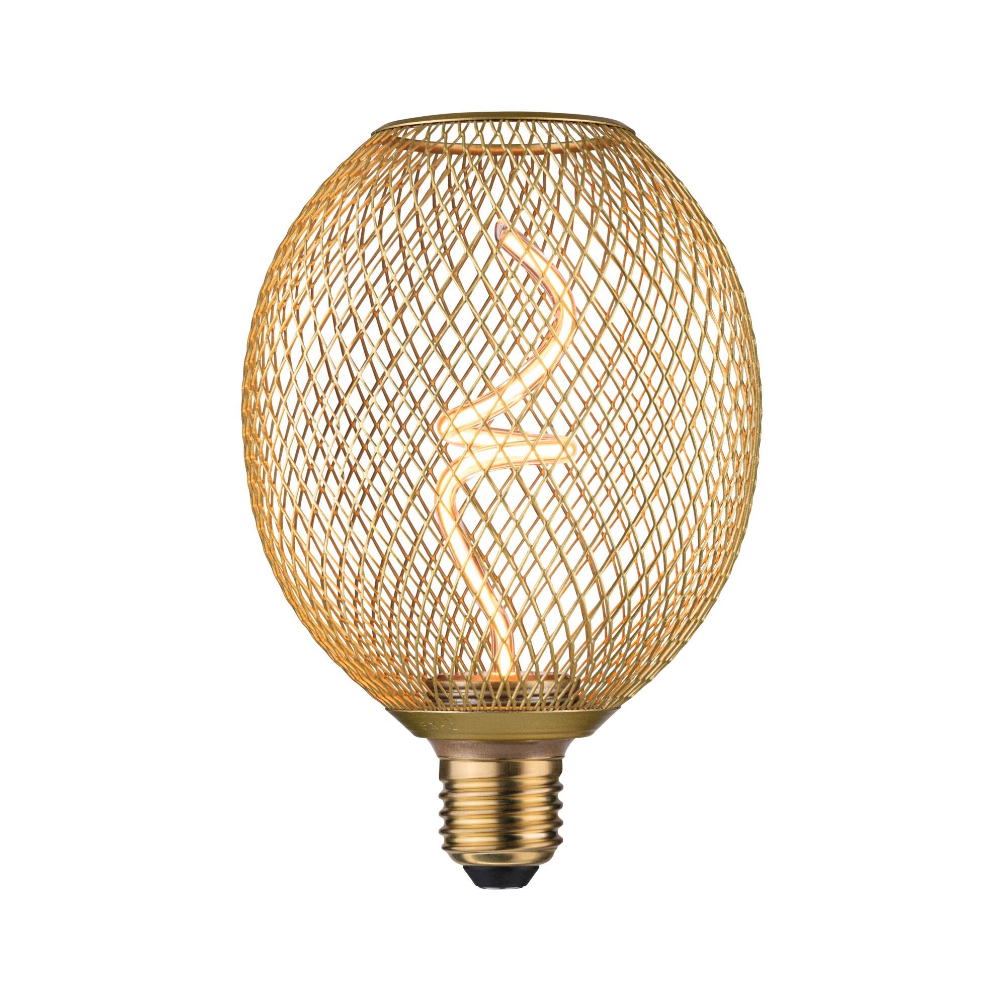 P 29259 Kovic Glow Standard 230V LED Globe E27 4W 1800K stmívatelné mosaz - PAULMANN