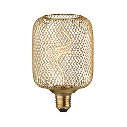 Obrázek pro produkt AKCE - Kovic Glow Standard 230V LED žárovka Zyl E27 4W 1800K stmívatelné mosaz - PAULMANN