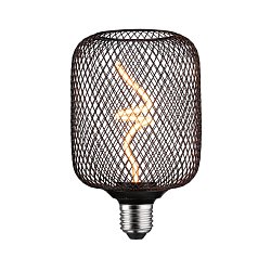 Obrázek pro produkt Kovic Glow Standard 230V LED žárovka Zyl E27 4W 1800K stmívatelné černá - PAULMANN