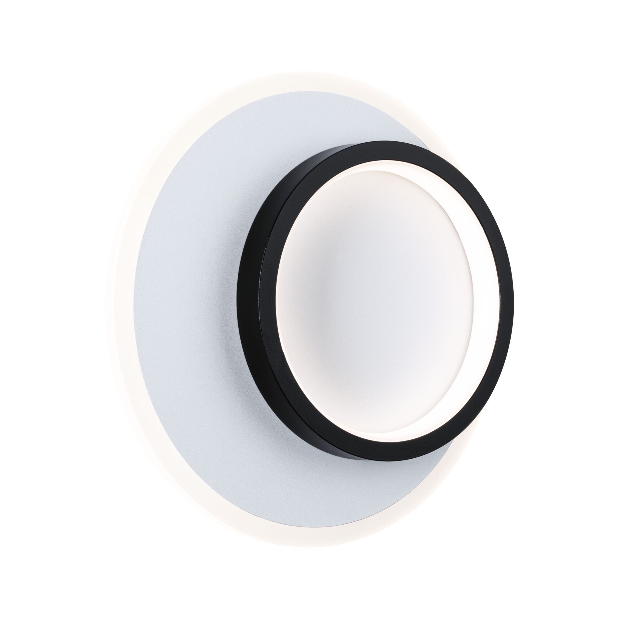 P 71165 LED nástěnné svítidlo 2Form 4000K / 230V 9,5W / 7W bílá/černá - PAULMANN