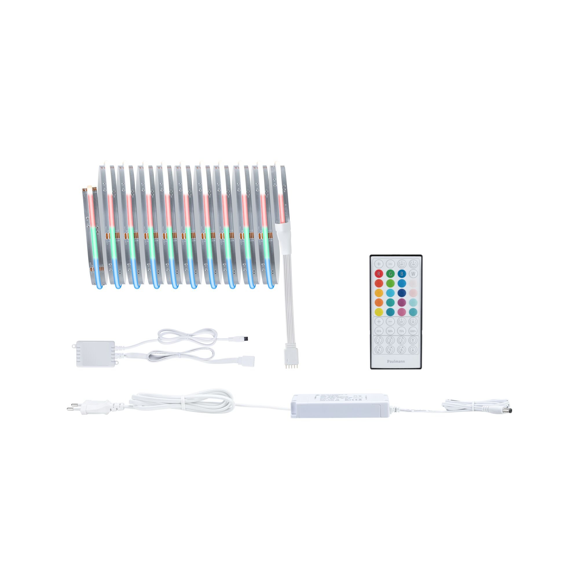 P 71198 MaxLED 500 LED Strip RGBW základní sada 3m 18W 530lm/m 896 LEDs/m RGBW+ 36VA - PAULMANN