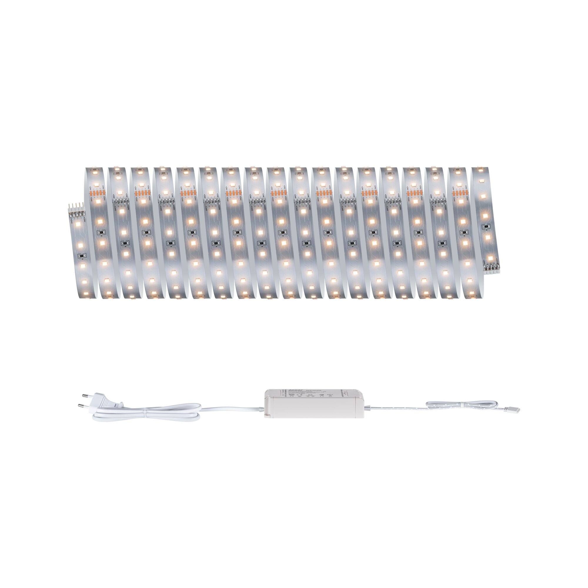 P 71229 MaxLED 500 LED Strip teplá bílá základní sada 10m 28W 550lm/m 64 LEDs/m 2700K 40VA - PAULMANN