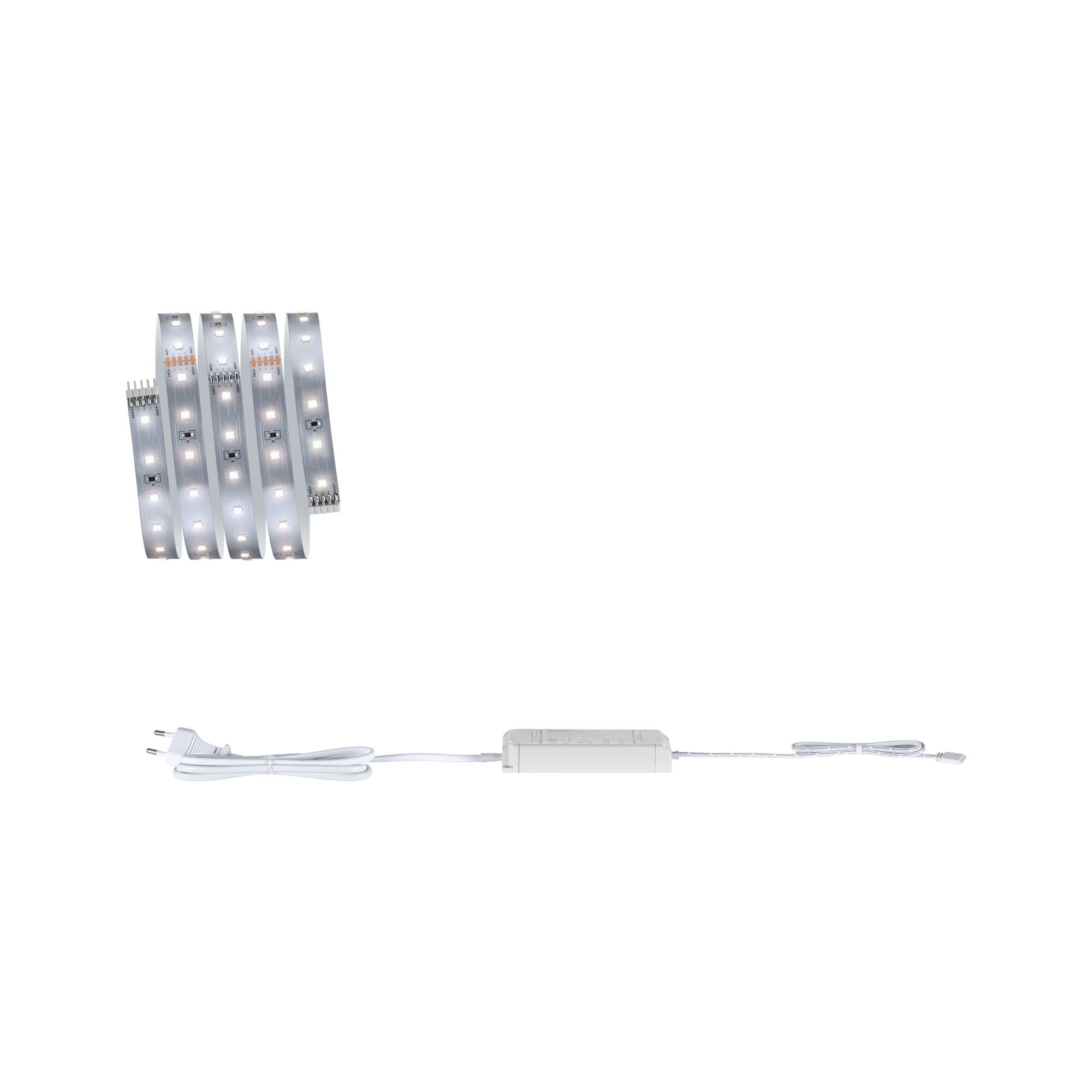 P 71238 MaxLED 500 LED Strip neutrální bílá základní sada 1,5m 5,5W 550lm/m 64 LEDs/m 4000K 20VA - PAULMANN