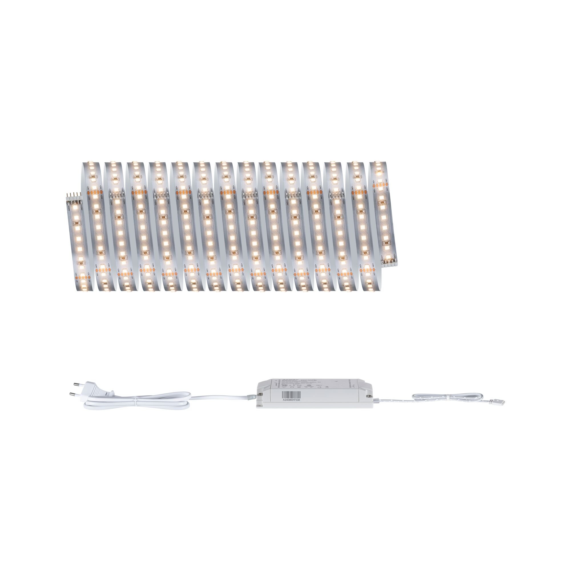 P 71241 MaxLED 1000 LED Strip teplá bílá základní sada 5m 30W 1100lm/m 128 LEDs/m 2700K 60VA - PAULMANN