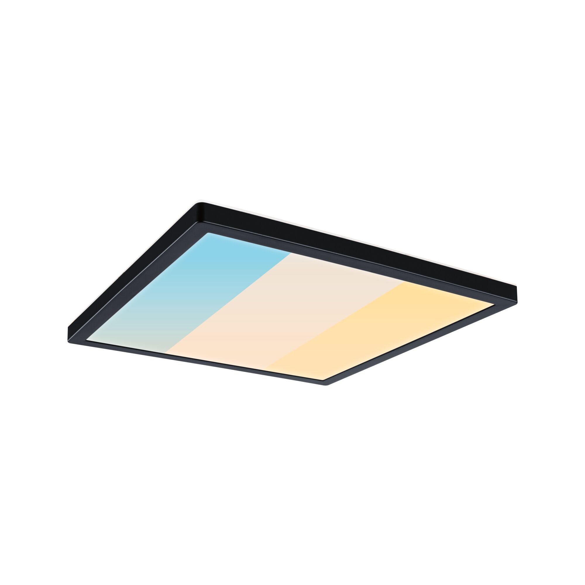 P 71256 LED Panel Atria Shine IP44 hranaté mm 15,7W 3000 - 6500K černá - PAULMANN