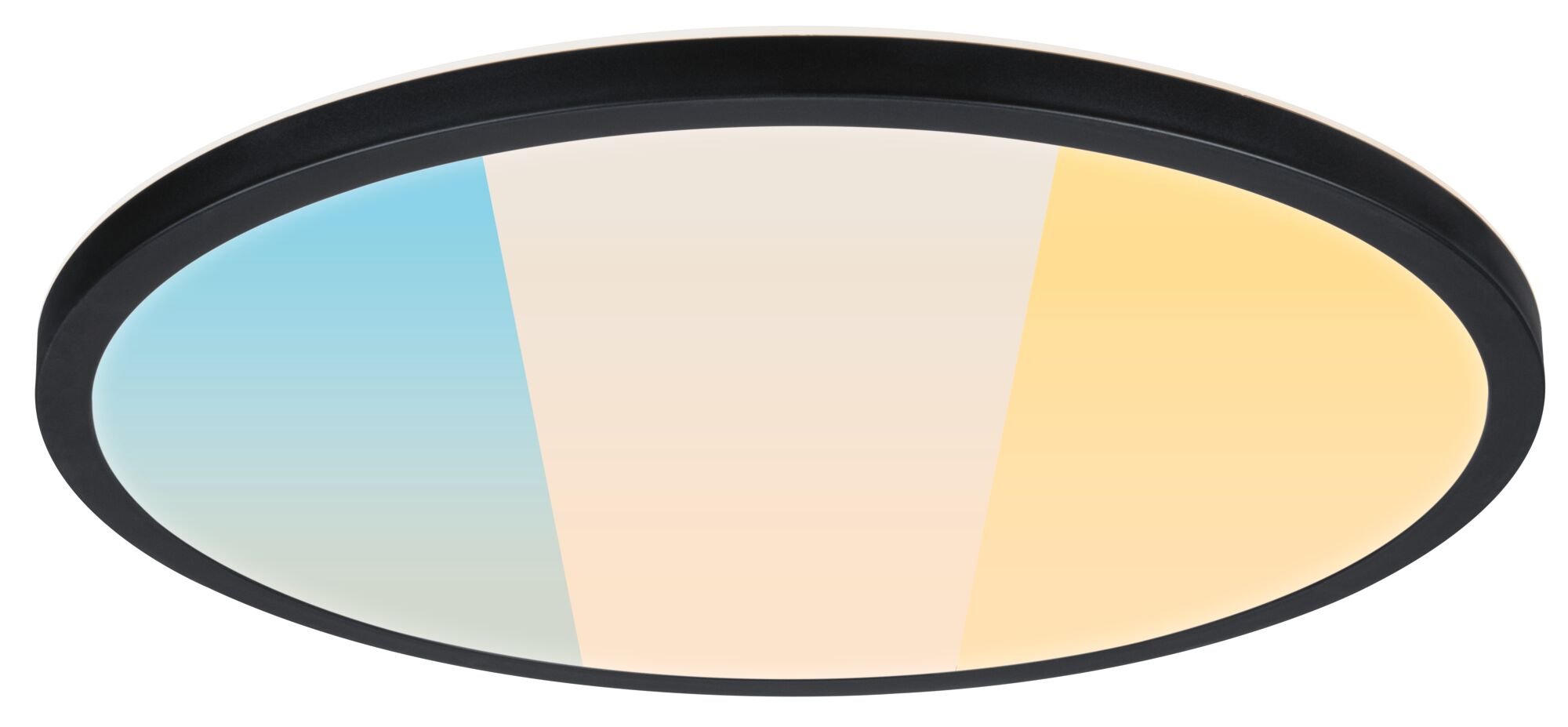 P 71258 LED Panel Atria Shine IP44 kruhové 398mm 20,8W CCT černá - PAULMANN